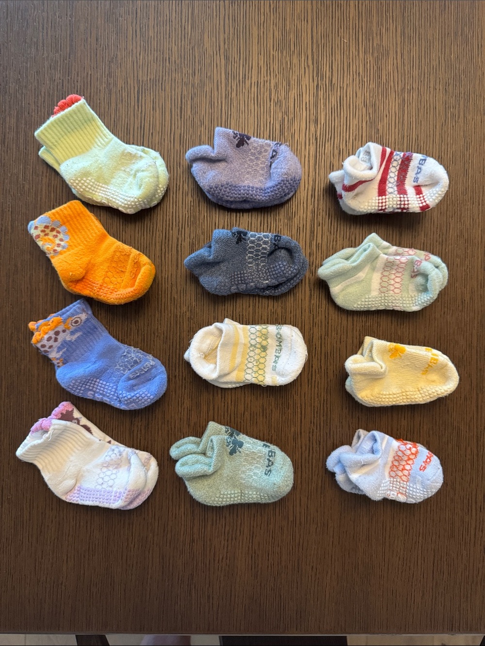 Bombas Kids Non-Slip Socks (Size 12-18M)